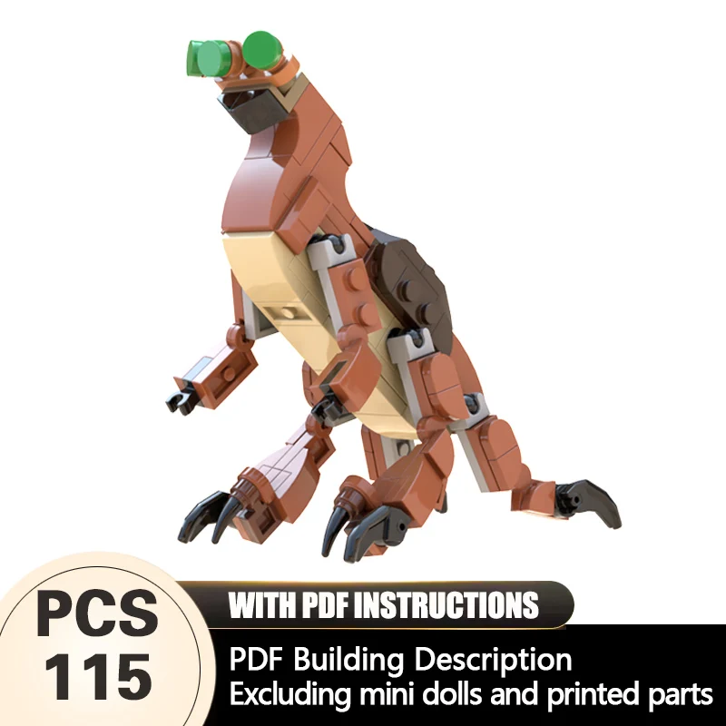 

Creators Animal Series Model MOC Building Bricks Trinoch Animal Modular Technology Gifts Holiday Assemble Children Toys Suit
