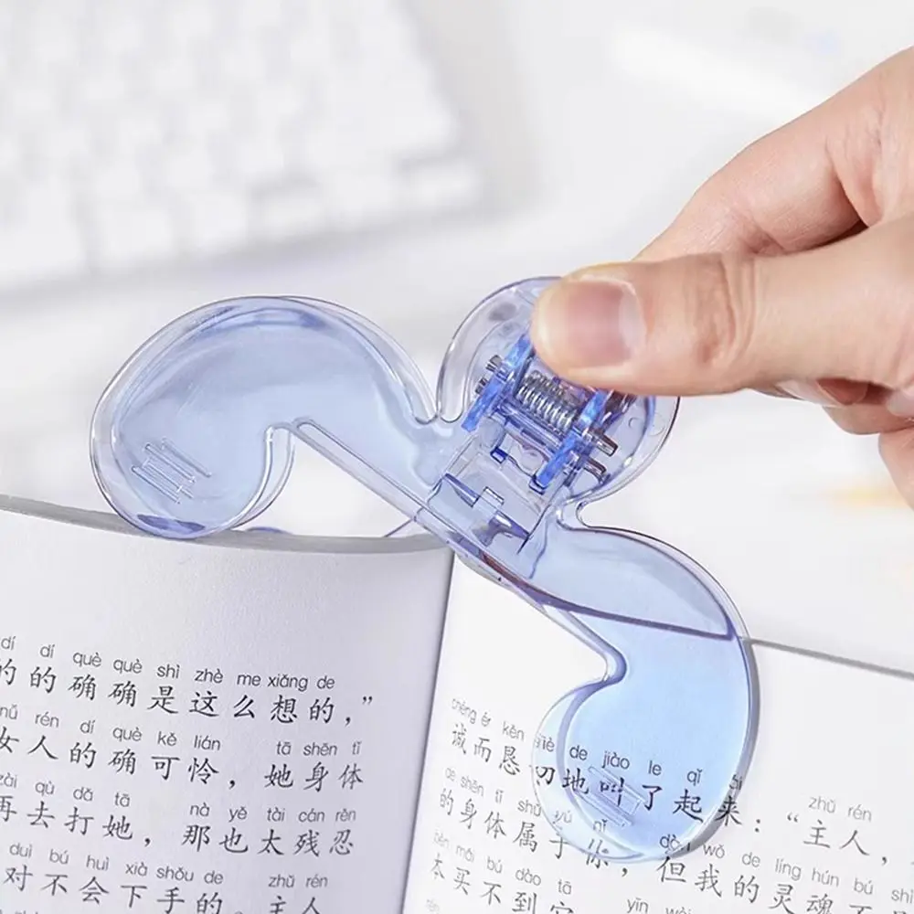 New Easy To Read Fixed Book Clips 12° Plastic Transparent Book Holder Anti-slip Desktop Reading Stand for Student Learning Tools