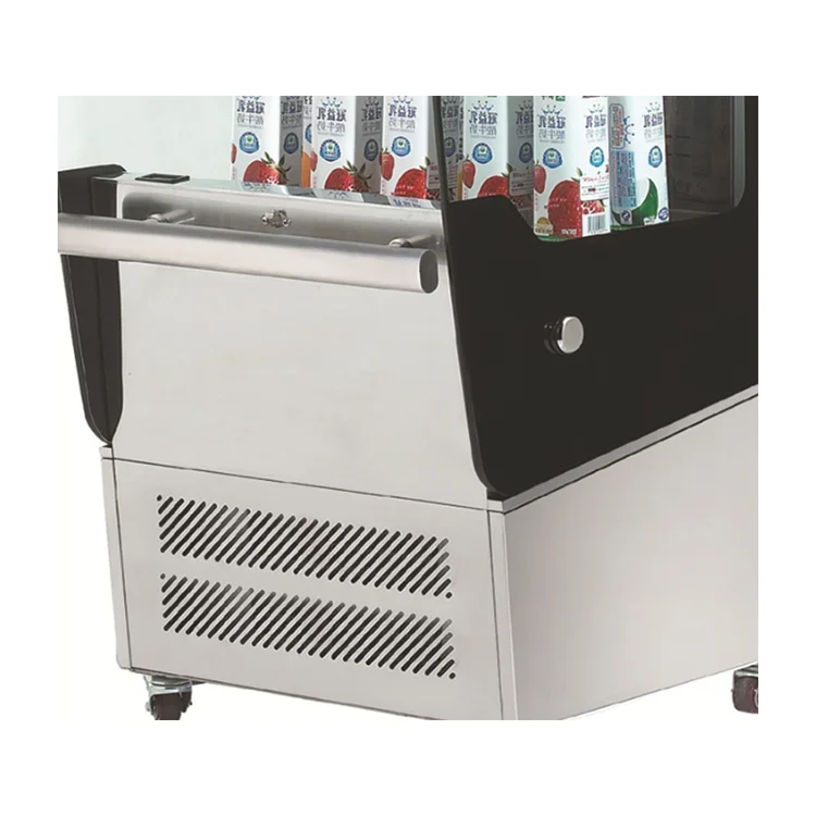 

zz Вертикальный супермаркет, сохраняющий свежесть, охлаждаемые фрукты, воздушная занавеска, витрина