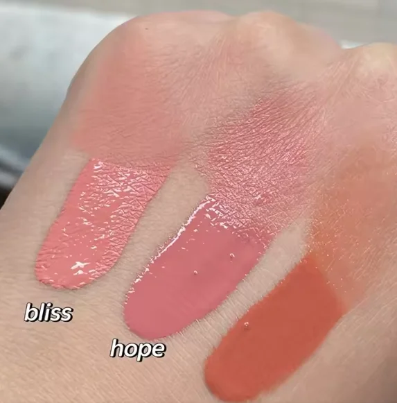11 Color Rare Beauty Lipstick Liquid Blusher Low Saturation Waterproof Face Contour Shadow 3-in-1 Lip Gloss Lasting Moisturizing