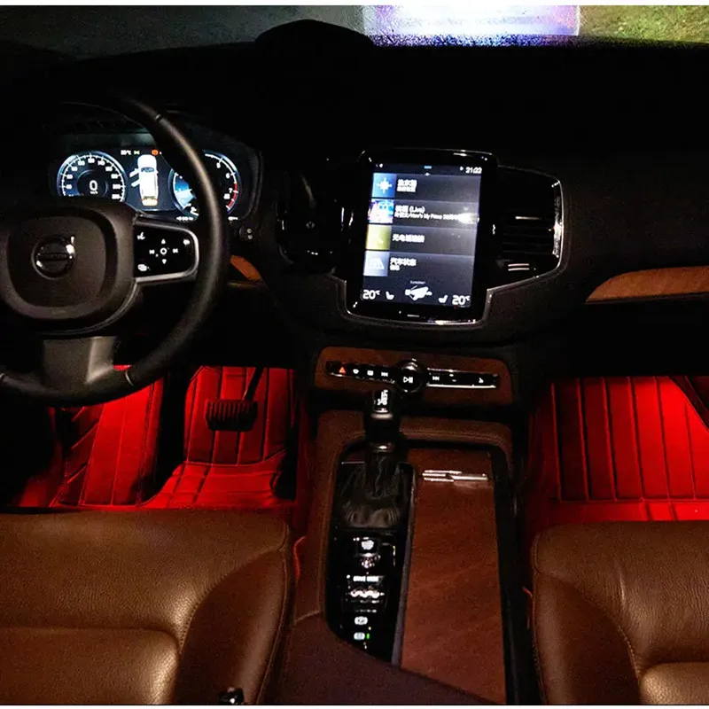 

Обновленная версия детской лампы для внутреннего проектора, лампы для Volvo XC40 2018 2019 2020 ~ 2023 2024, аксессуары