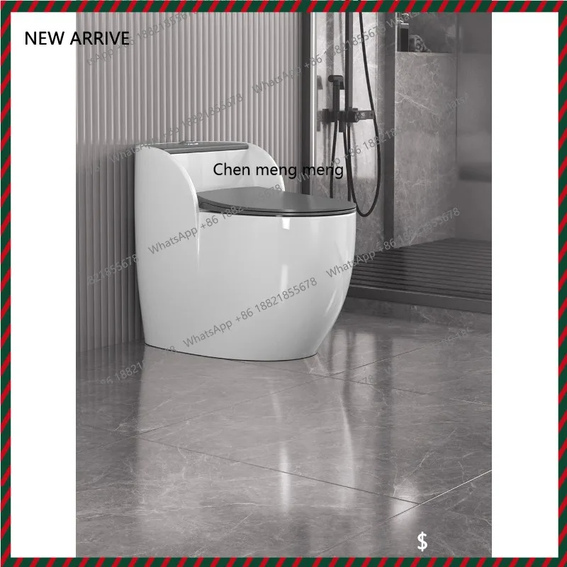 

Household toilet siphon large suction Phnom Penh color silent small apartment large suction toilet