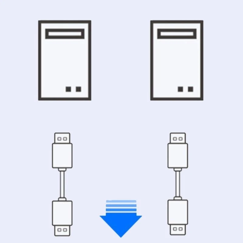 USB Printer Sharing Switches Bi-directional for Computers Keyboard Mouse Scanner 