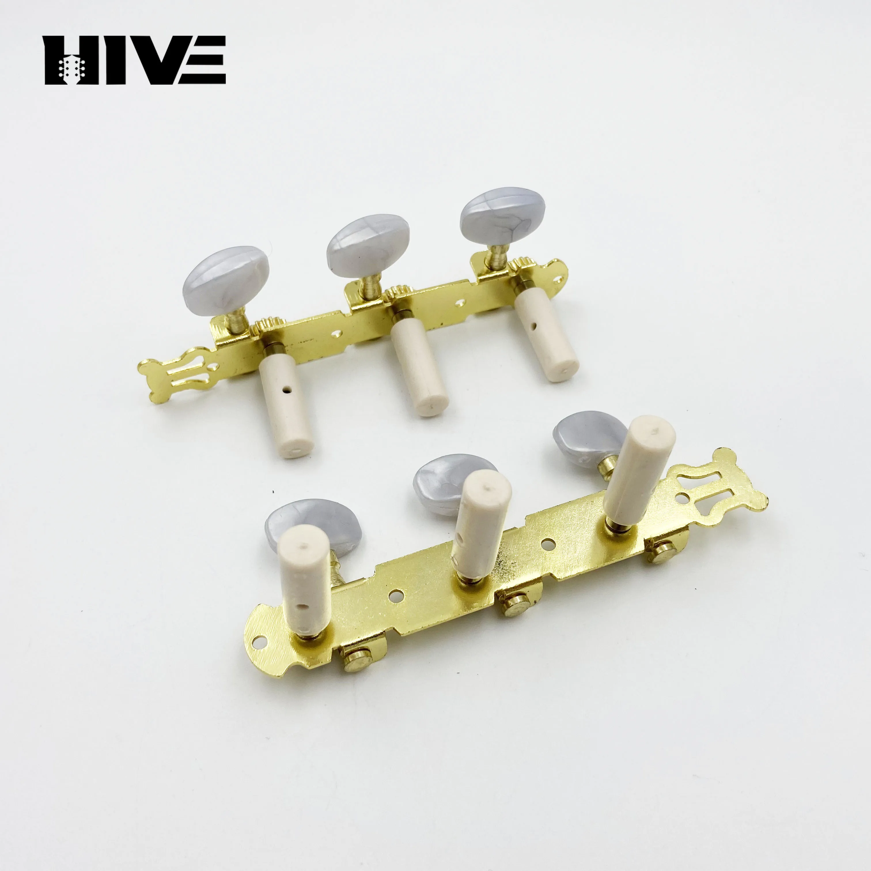 Pioli per chitarra acustica classica di alta qualità Pioli per accordatura a ponte in plastica con paletta a tre perle lunghe Accessori per chitarra