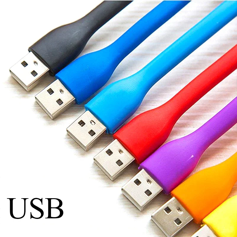 Мини-светодиодная портативная лампа с USB-интерфейсом, атмосферный ночник, домашний аккумулятор, ноутбук, гибкая лампа для защиты глаз