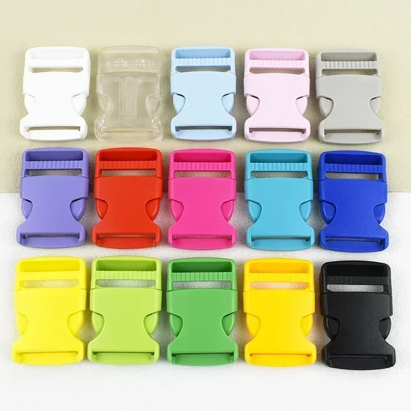 5/10Pcs 10-38mm Backpack Side Release Buckles for Bag Strap Closure Clasps Belt Loose Clasp Luggage Webbing Plastic Click Button