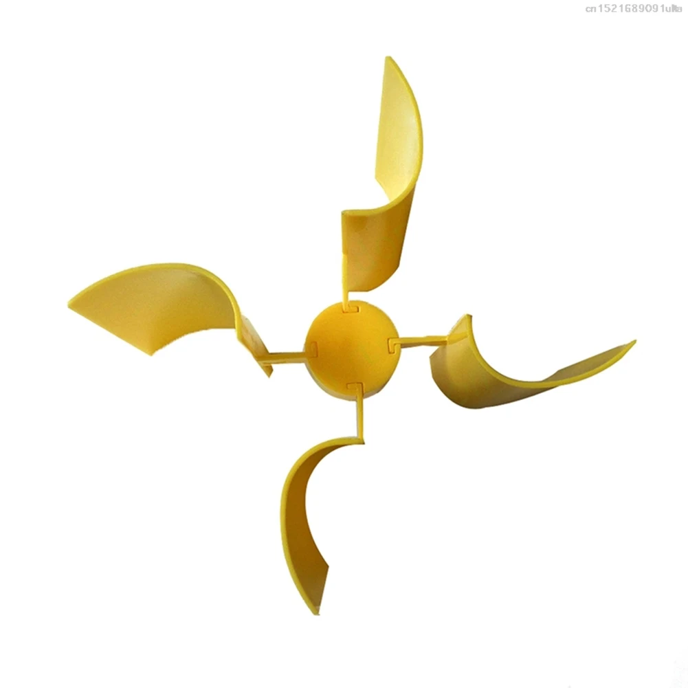 for Vertical Wind Turbine Generator for Mini DIY Blade Kit 4 Blades 1.95mm Bore Matched to 2mm Shaft 100mm Spread ABS Material