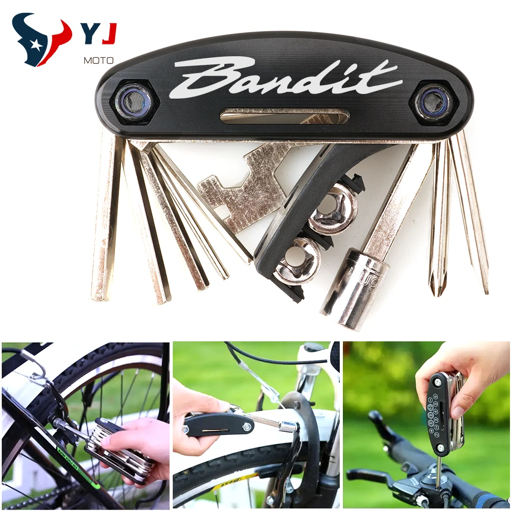 

Motorcycle Accessorie Portable Screw Tools Hexagon Wrench Tool Set For SUZUKI GSX150 Bandit 1250 250 400 650 GSF650 1200 GSF 650