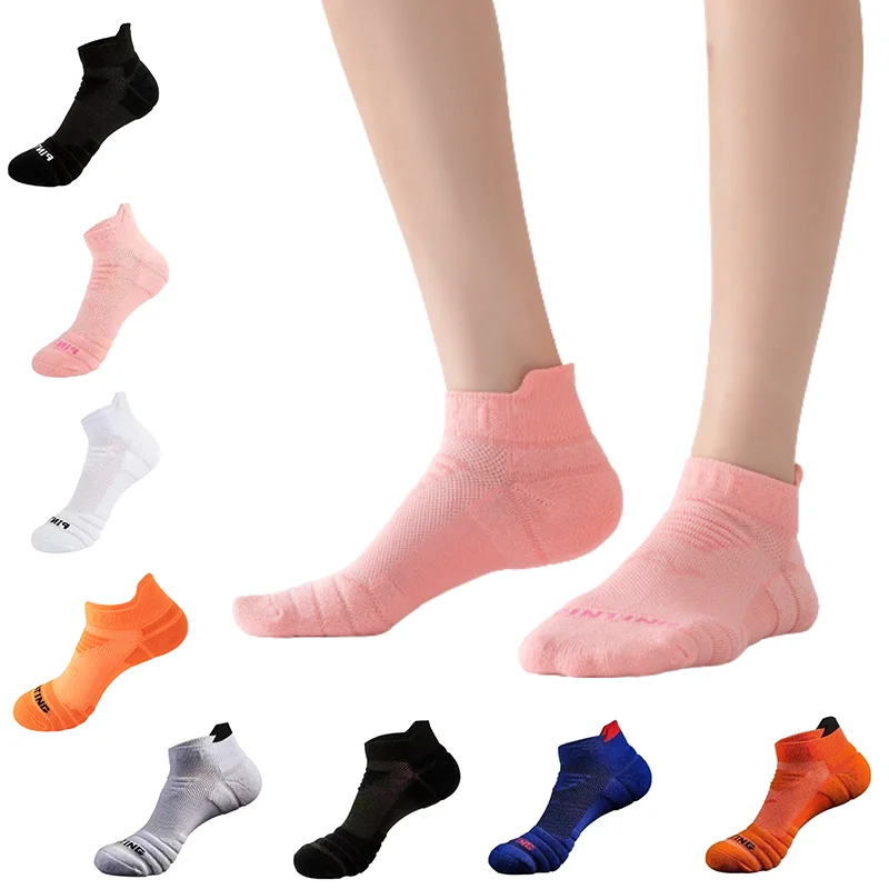 Man Sports Socks Short Style Breathable Women Professional Marathon Fitness Socks Anti Odor Sweat Absorption