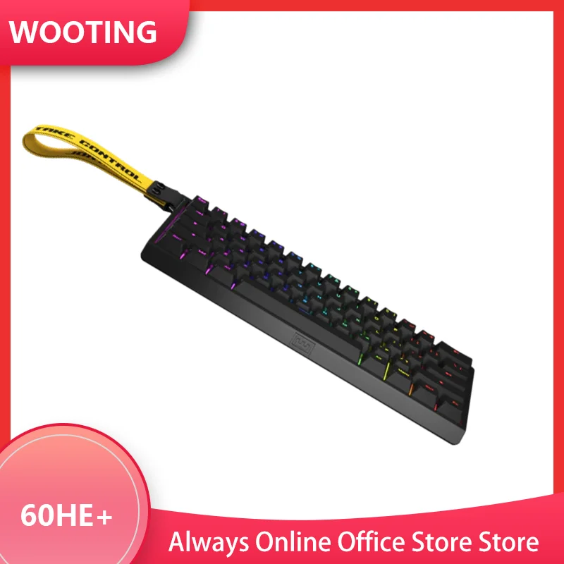 Wooting 60he Mechanical Keyboard Magnetic Axis Low Delay Full Dynamic Simulation Esports Level Gaming Customized Keyboard Office