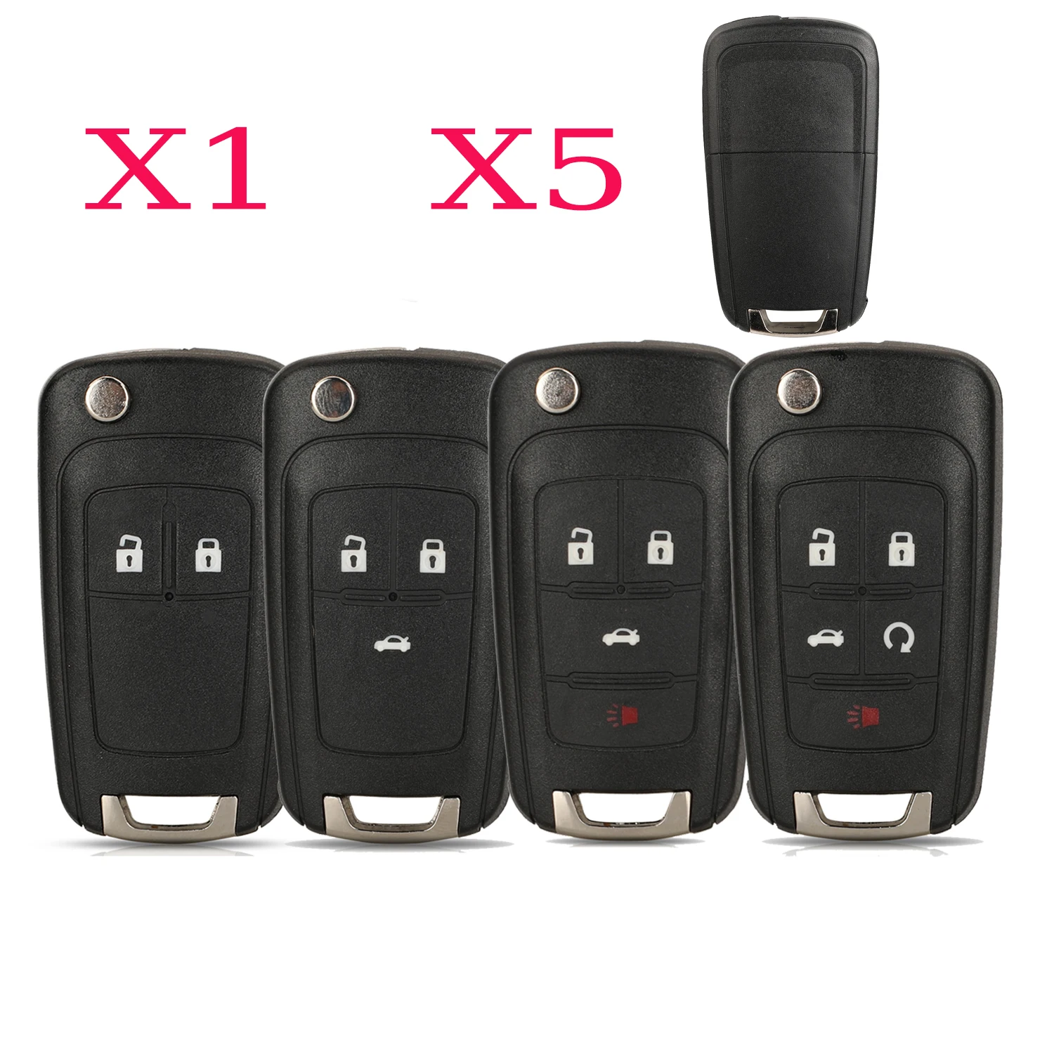 

Jingyuqin X1 X5 Новый стиль дистанционного ключа автомобиля для Chevrolet Cruze Epica Lova Camaro Impala для OPEL VAUXHALL Insignia Astra Zafira