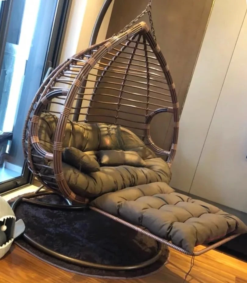 

Indoor household lazy pedal hammock hammock rattan chair single double