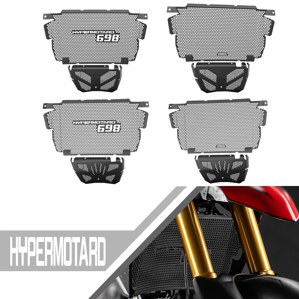 New For Ducati Hypermotard 698 Mono RVE 2024 2025 2026 Motorcycle Accessories Radiator Cylinder Head Engine Guard Complete Set