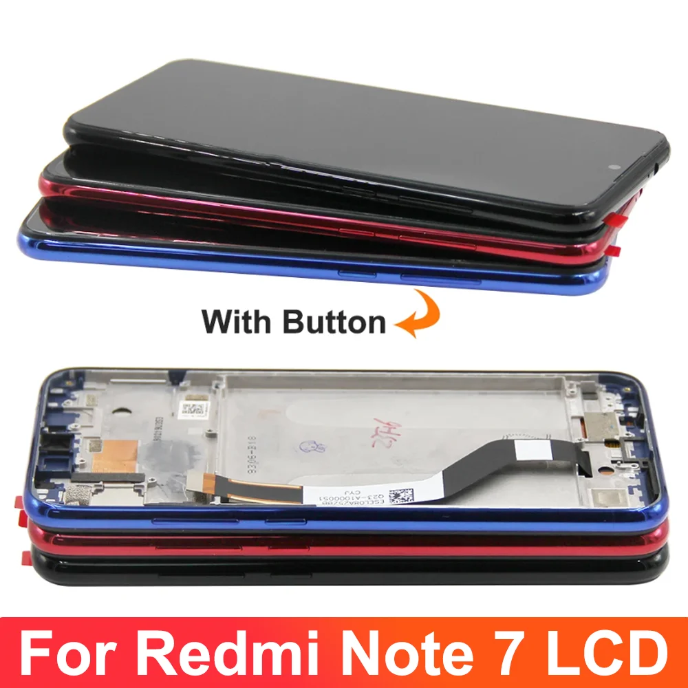 AMOLED For Xiaomi Redmi Note 7 LCD Display Touch Screen Replacement Assembly For Redmi Note 7 Pro M1901F7S Display