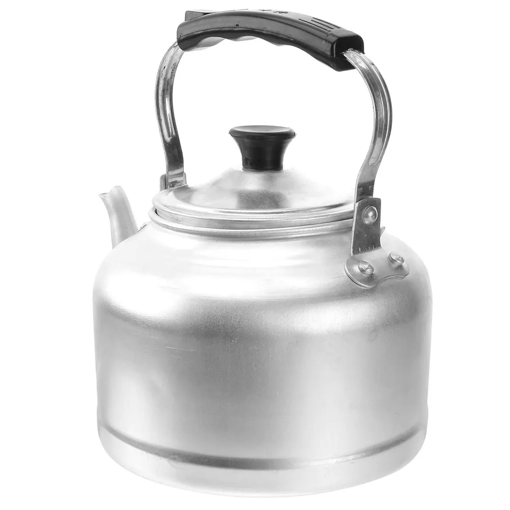 

Premium Aluminum Tea Kettle Large Mouth Water Heating Pot Handle Stovetop Kettle Coffee Tea Milk Boiling Practical Home Use