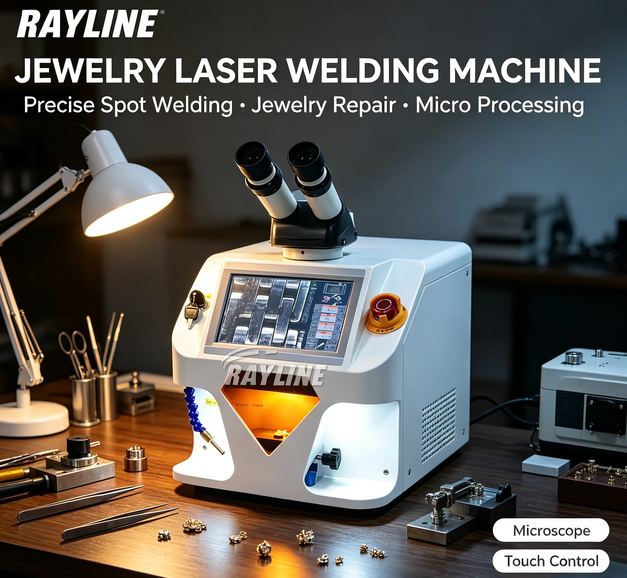 Mini Laser Welding Machine For Jewelry Ring Pendant Touch Screen Laser Solder Welder With CCD 100W/150W/200W LASER MACHIN