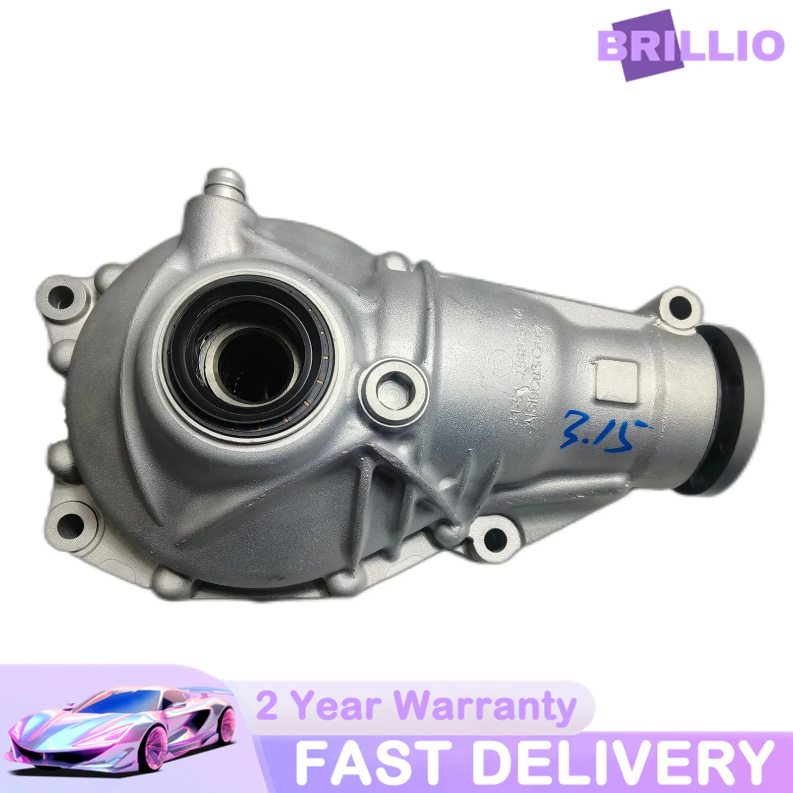 Front Axle Differential Carrier 31507594314 For BMW X5 X6 E70 E71 3.15 Ratio
