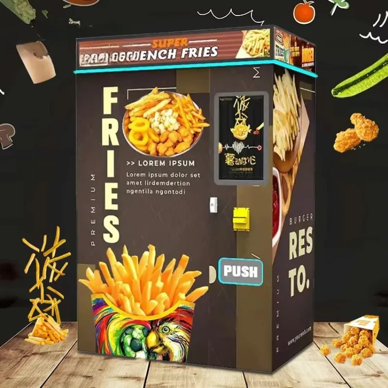 Frietautomaat Robot Automatische Frietautomaat Frietjes of Kip Auto Snacks Maker Automaat