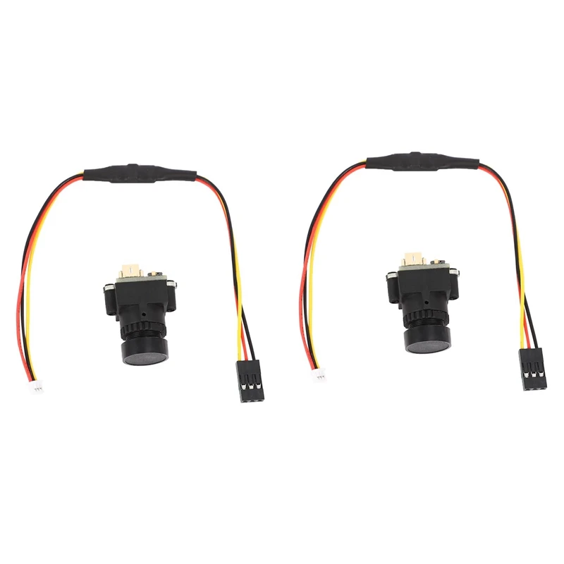 2X 1000TVL FPV Camera 2.8Mm Wide Angle Lens CMOS NTSC PAL For QAV250 Multicopter