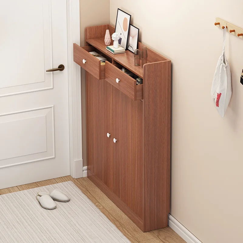 Shoe cabinet ultra-thin 20cm household door large capacity balcony narrow cabinet simple modern