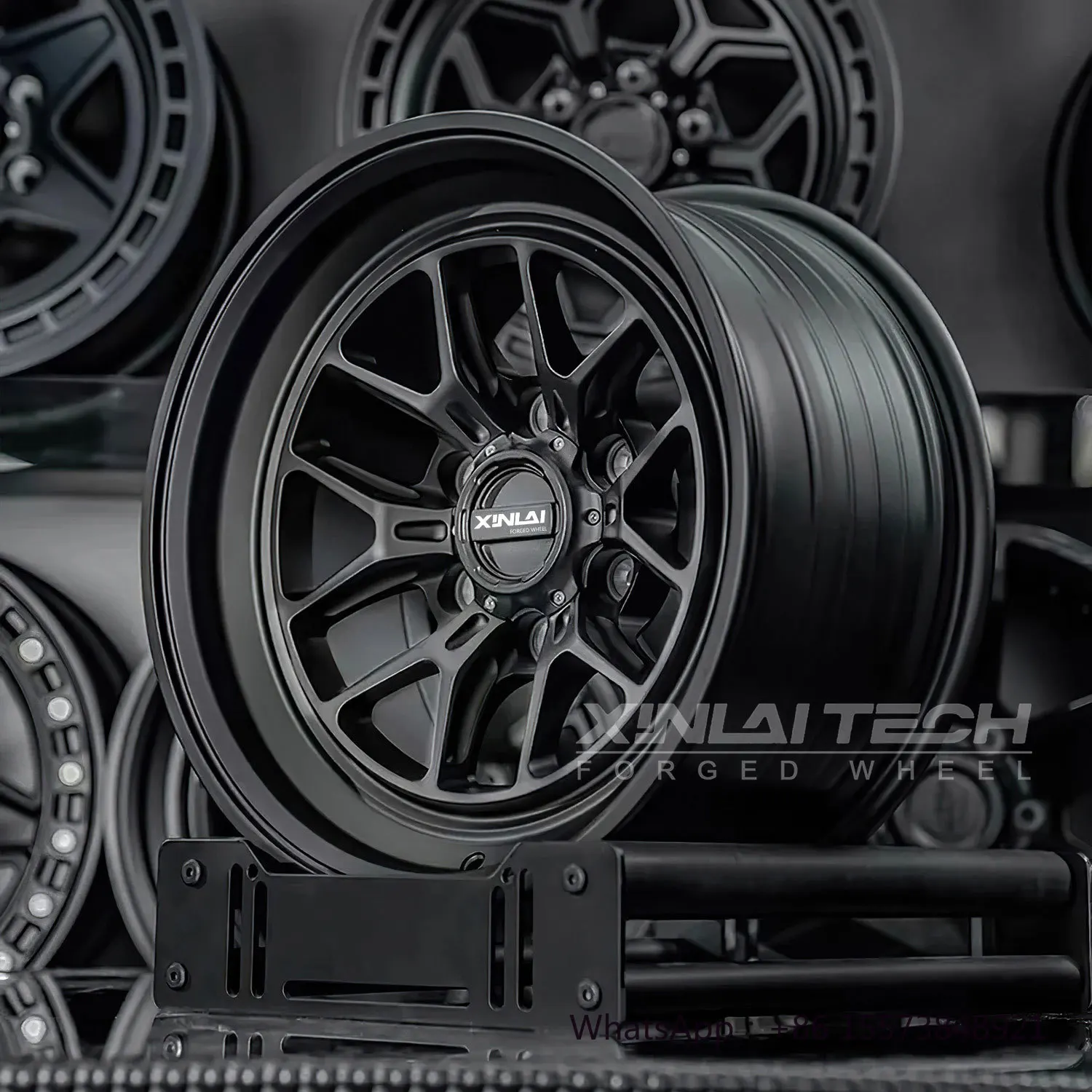 

Deep Dish Deep Lip Concave Custom Forged Monoblock Black Wheels 5x120 5x114.3 5x112 Aluminum Alloy Rim Car Wheel
