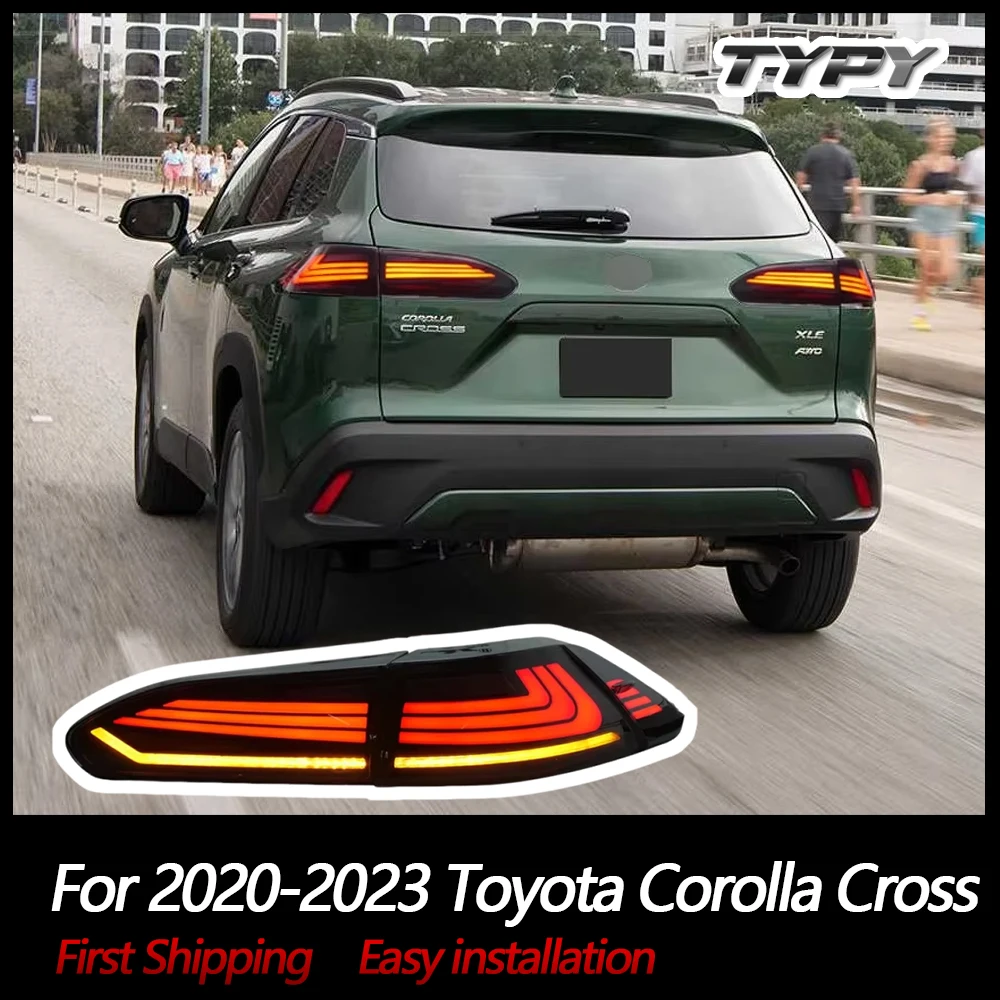 

TYPY Car Lights For 2020-2023 Toyota Corolla Cross Tail Light Assembly DRL Start up Dynamic Rear Lamps Turn Signal