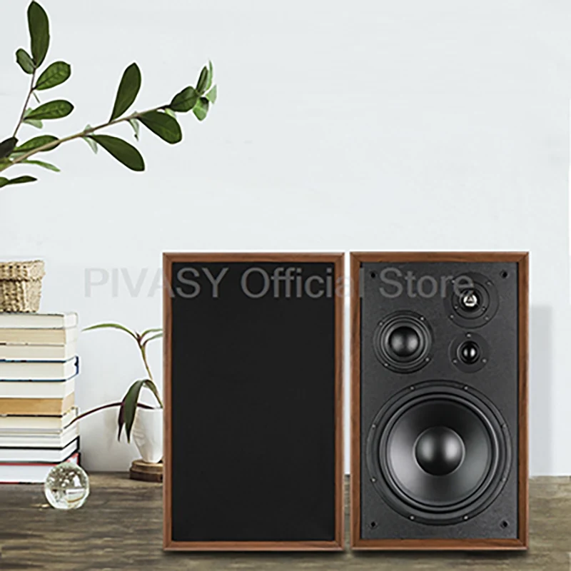 

300W Passive Bookshelf Speaker HiFi Bass Film Tweeter 8/10 Inch Front Speaker High Fidelity Home Theater Stereo Audio Sound Box