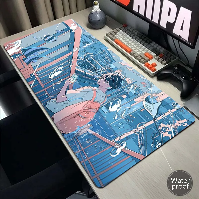 

Sea World Mousepad Large Gamer Table Carpet Gaming Speed Mouse Pad 900x400mm Waterproof Mouse Mat Game Accessories Keyboard Pads