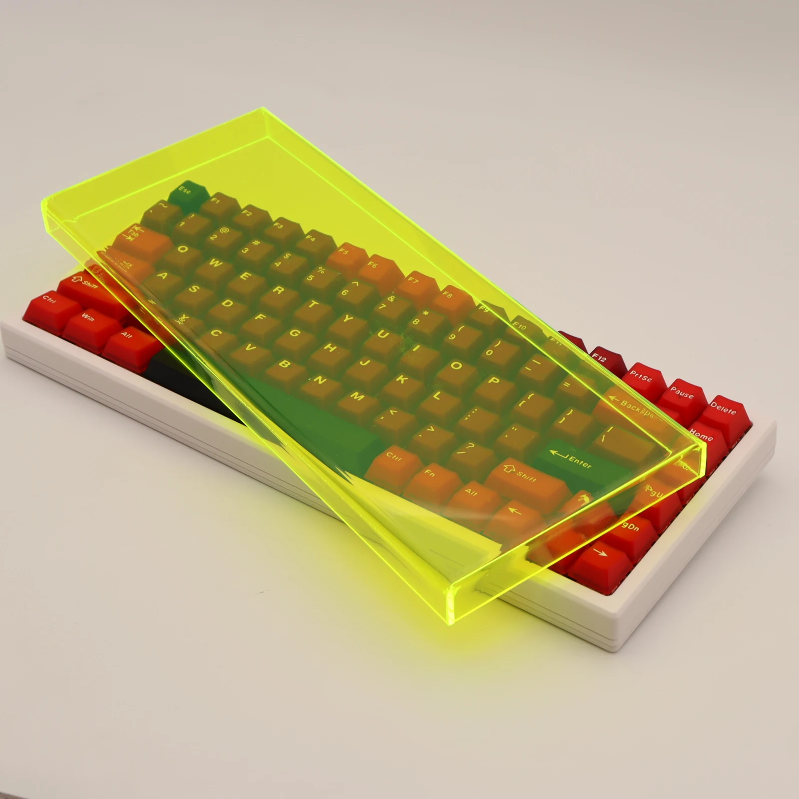 

Light Green Acrylic Dust Cover For Mechanical Keyboard Dust Mechanical Keyboard aAccessories