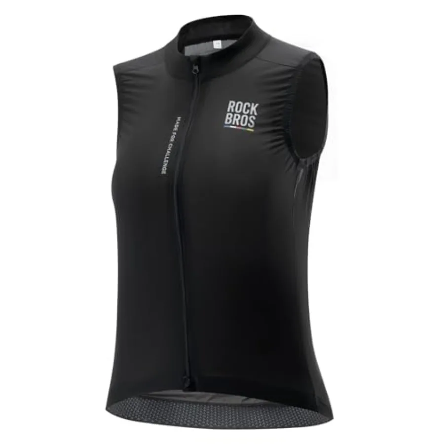 

ROCKBROS Cycling Vest Lightweight Vest for Women Windproof Reflective Sleeveless Jerseys Breathable for Hiking Runing Fishing