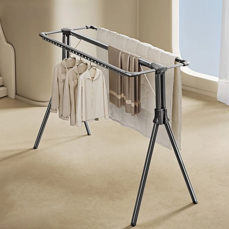 Large Folding Drying Racks Portable Comforter Drying Rack Drying Racks Extendable Clothes Hanger Roof Clothes Hanger Balcony