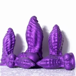 Oieffur grand gode d'éjaculation avec boule de lavement gicler liquide violet pénis éjacule avec ventouse jouets sexuels pour hommes et femmes