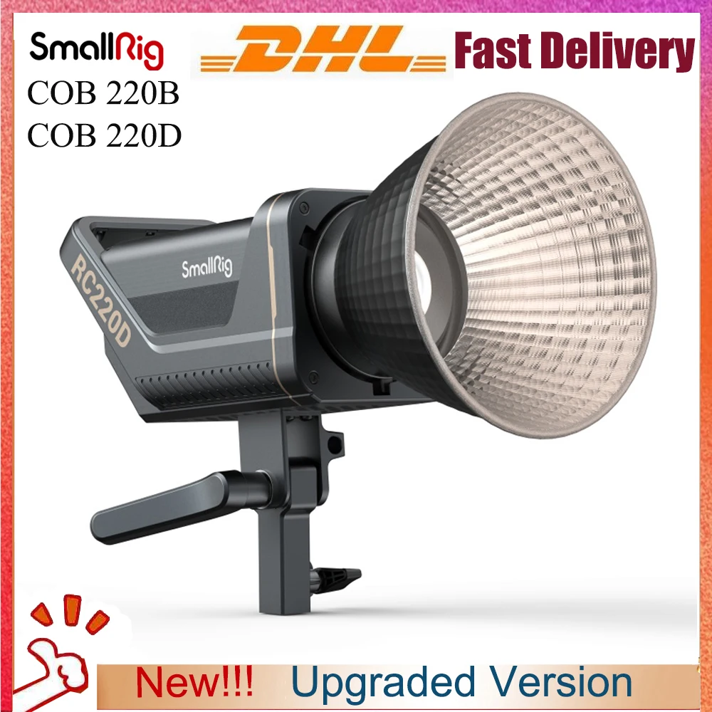 SmallRig COB RC220D RC220B ชุดถ่ายภาพแสงสตูดิโอสำหรับกล้อง LED วิดีโอบลูทูธ App ควบคุม VS RC120B