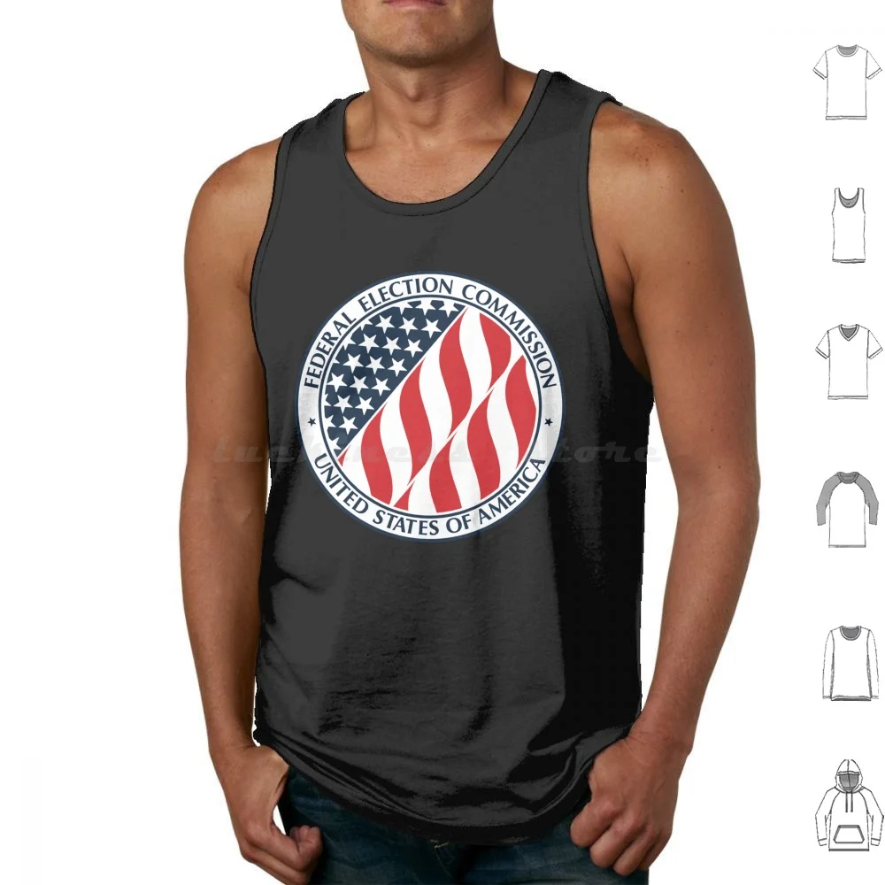 United States Federal Election Commission Official Seal Tank Tops Print Cotton Federal Election Commission Seal Of The