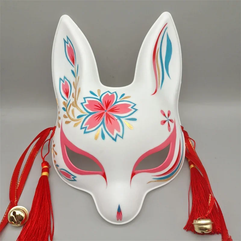 Hand-Painted Full Face Rabbit Cosplay Mask PVC Masquerade Halloween Cartoon Masks Party Carnival Prop For Boys Girls Children