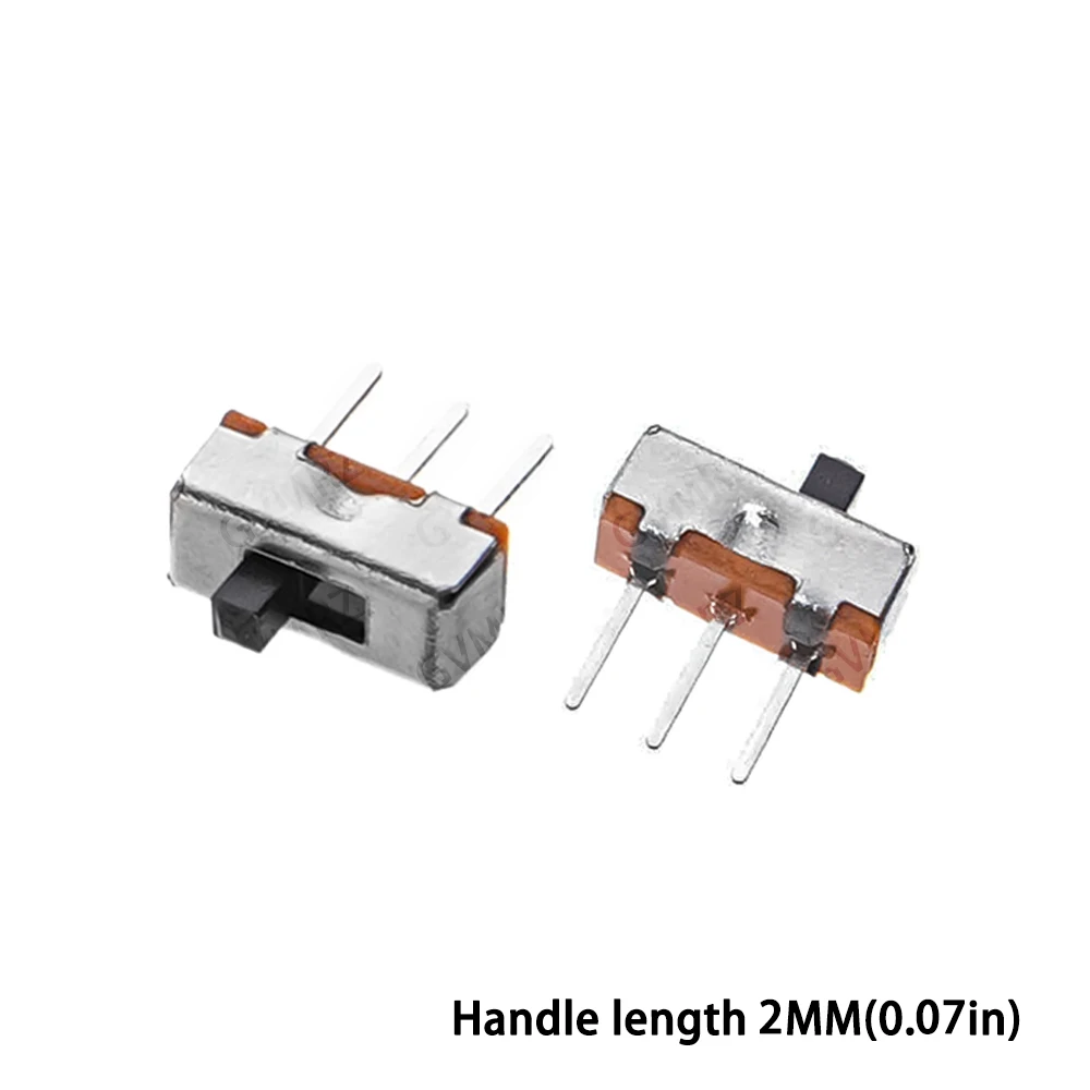 20PCS SS12D00 3P 1P2T 2 Position High Quality Toggle Switch Handle length 2mm 3mm 4mm 5mm Mini Slide Switch Interruptor On-Off 
