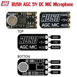 Mikrofon RUSH AGC 5V DC MIC do nadajnika RUSH TANK Mini FPV RC Drone VTX