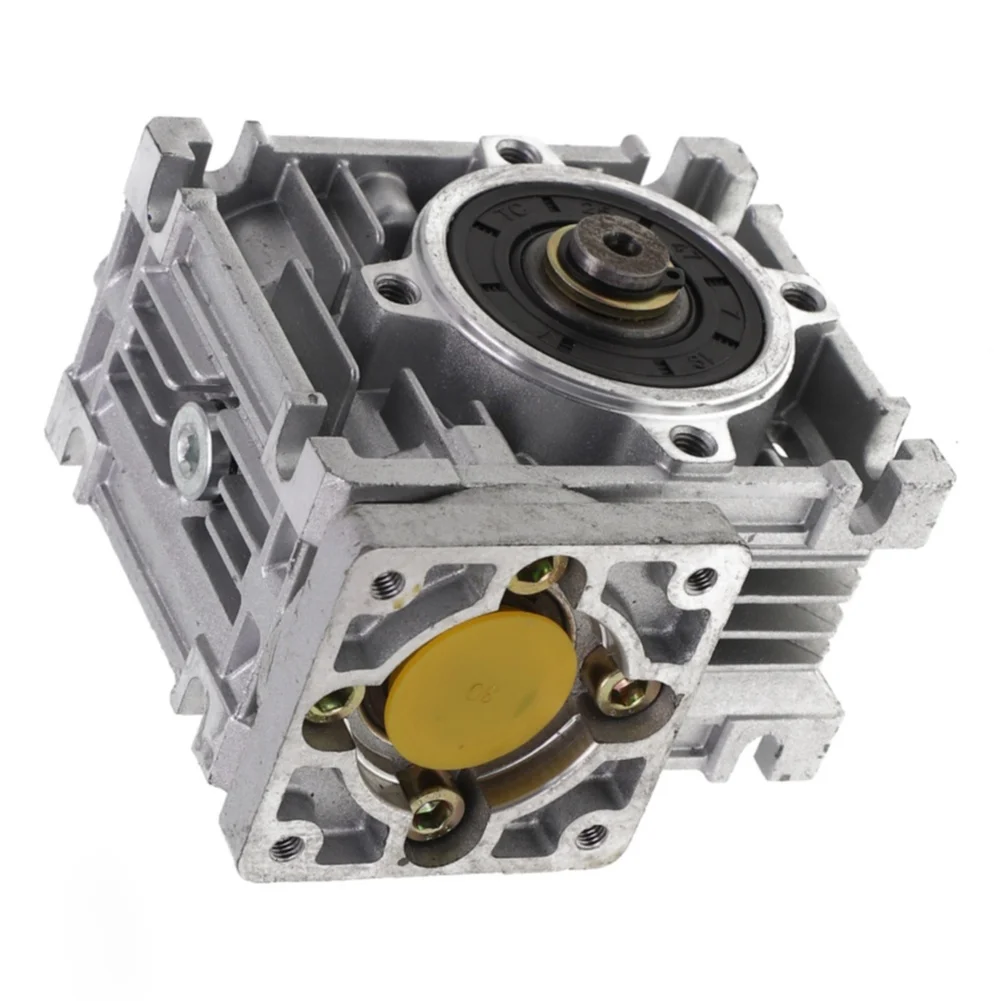 5 1-80 1 Gear Reducer for nema 23 for Worm Gear Ratio 5 1 To 80 1 Stainless Steel Material Torque 2.6-24 Nm Color Silver