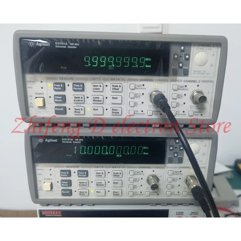 Agilent HP53131A Frequency Meter, high precision digital general purpose counter, up to 200 measurements/sec on GPIB