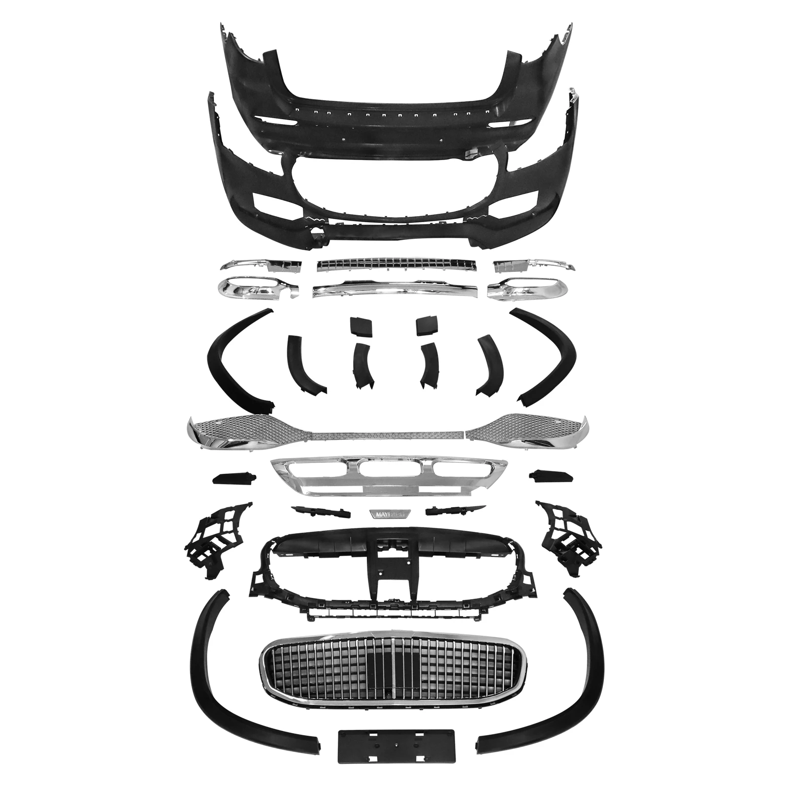 

Комплект кузова Artudatech, бампер, подходящий для Mercedes Benz GLS X167 2020-22, обновление в стиле Maybach680