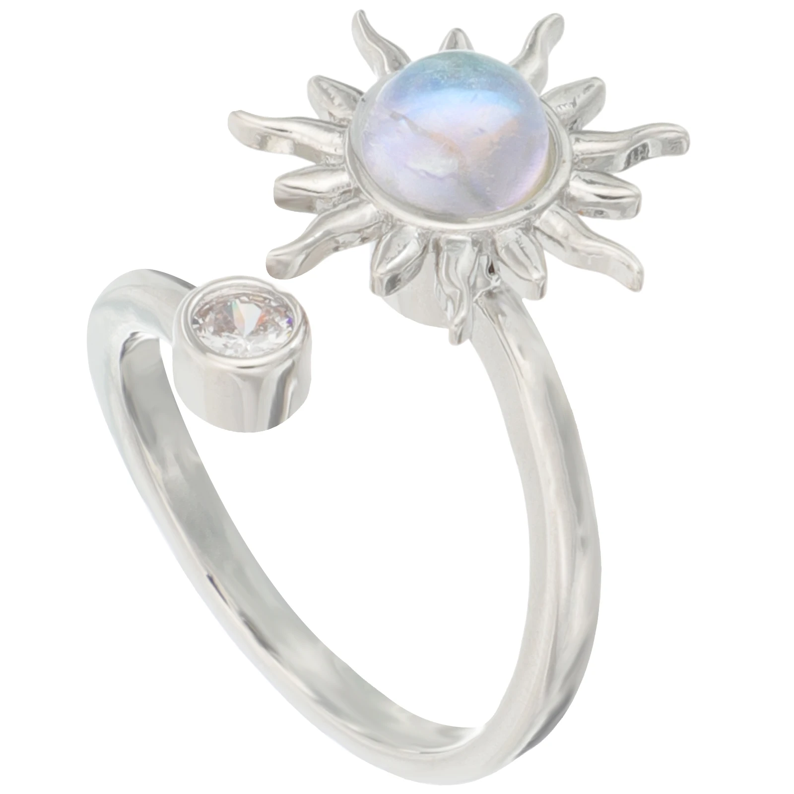 

Ring Daisy Jewelry for Women to Open Fidget Ladies Rings Copper Costume Jewellery