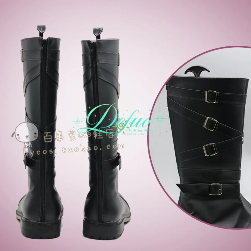 Game Gundham Tanaka Cosplay Boots Custom Made for Christmas Anime Festival Costume Party and Character Photo Shoot