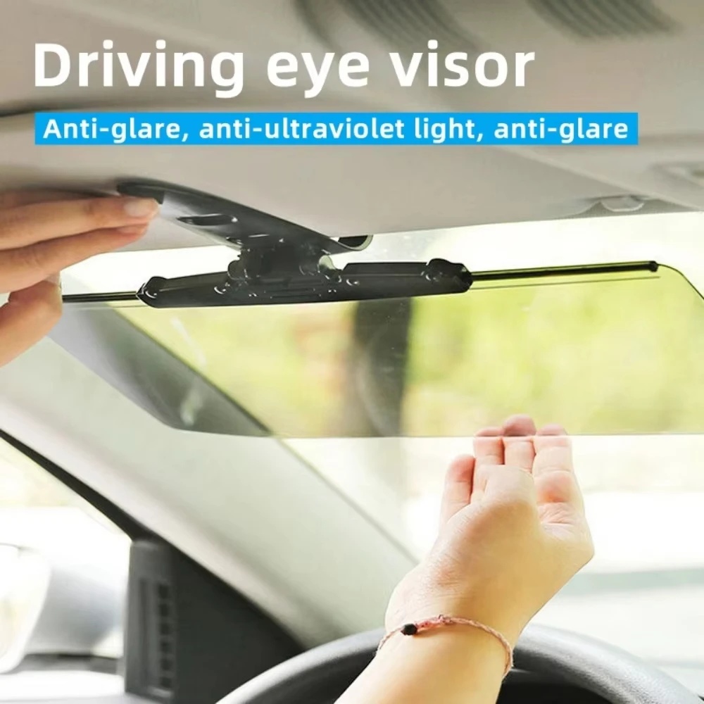 Universal Car Anti-glare mirror Anti-UV Polarized Extension Sunshade 180 Degree Angle Adjustment Car Accessories