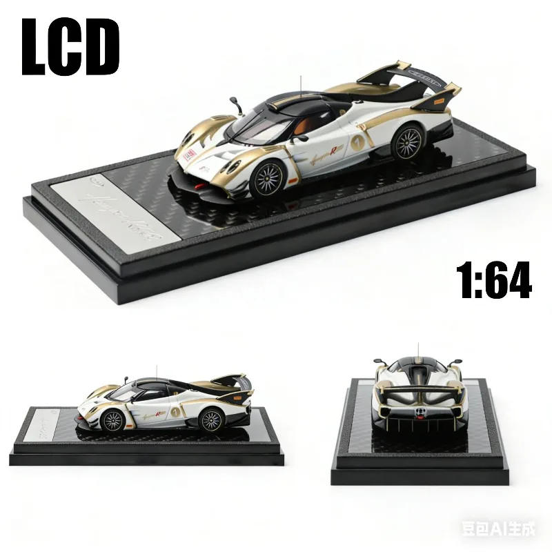 

[Pre-sale] LCD 1:64 Pagani Huayra R EVO Roadster Cast Alloy Replica Car Model, Boys' Toy Collection Decoration Item.