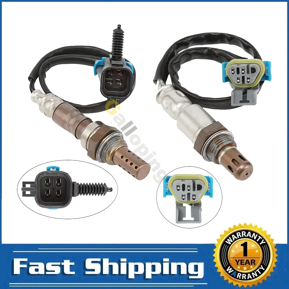 

2pcs O2 Oxygen Sensor for 2008-2010 Chevrolet Malibu Pontiac G6 2011-2014 Equinox 2.4L Upstream Downstream 4 Wires Lambda Parts