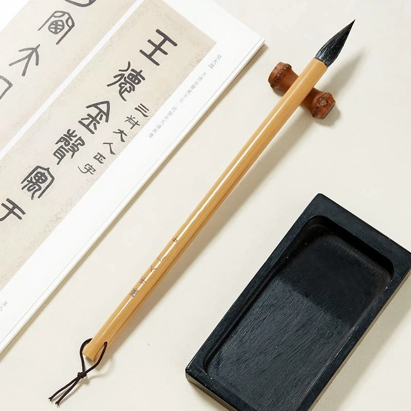 Seal Script Woolen Mixed Hair Calligraphy Brush Set Beginners Official Script Brush Pen Chinese Painting Landscape Brush Supply