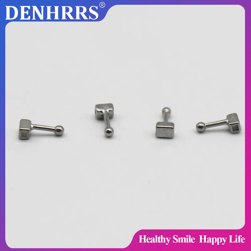 1pack Dental Sliding Hook Crimpable Hooks Closed Long Ball