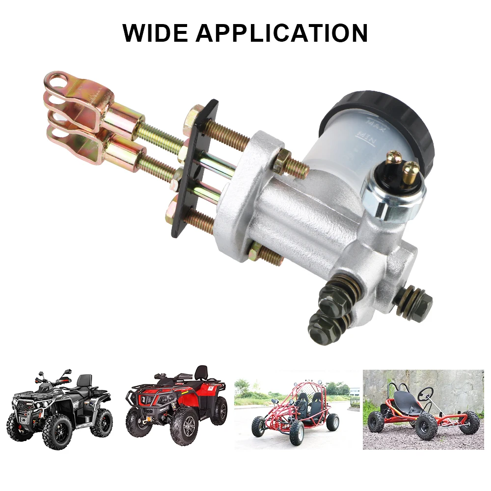 ATV Brake Pump For 125cc-250cc ATV Go-karts Hydraulic Brake Master Master Cylinder Foot Braking Pump For DOT4 Brake Fluid