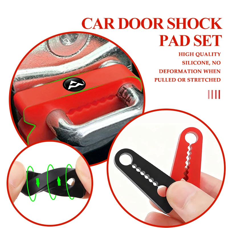 4 шт. силиконовые амортизирующие прокладки для дверей автомобиля, противоударные подушки для Maxus MIFA 9 T60 T90 EV eDeliver 9 7 5 3 G90 G70 G50 PLUS