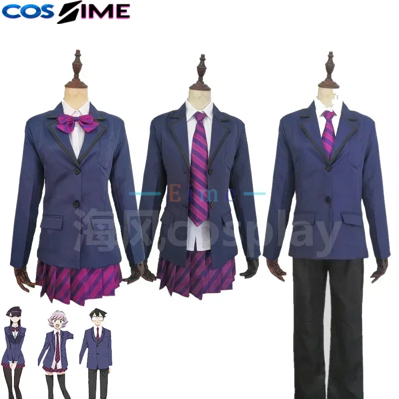 

Костюм для косплея Коми Шоко из аниме «Коми не может общаться», японская школьная форма, наряд для Хэллоуина и карнавала, пошив на заказ